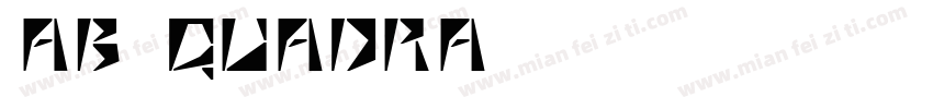 AB Quadra字体转换
